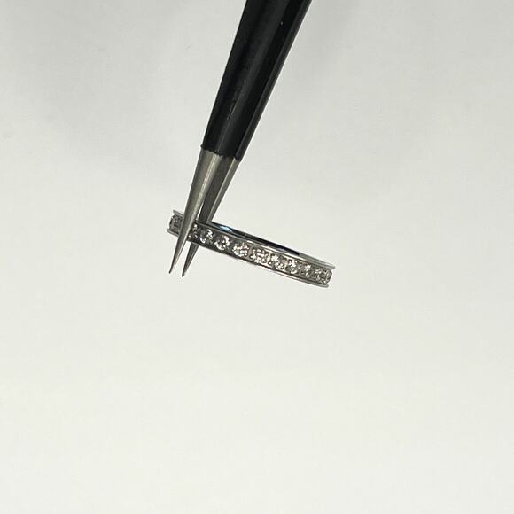 B. Tiff New York Eternity Ring Stackable Band Stainless Steel Size 5 - Picture 8 of 10